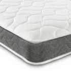 Starlight Beds Cooltouch Hybrid Memory Foam & Pinna-coil Innerspring Value Mattress With Grey Border 2FT6 Small Single