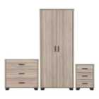 Seconique Oliver Trio Set - Light Oak Effect