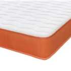 Extreme Comfort Cooltouch Colours Wave Hybrid Memory Foam & Pinna-coil Innerspring Mattress With Orange Border 23Cms Deep 5Ft King 150Cmx200Cm