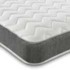 Extreme Comfort Cooltouch Colours Wave Hybrid Memory Foam & Pinna-coil Innerspring Mattress With Grey Border 18Cms Deep 4Ft6 Double 135Cmx190Cm