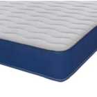 Extreme Comfort Cooltouch Colours Wave Hybrid Memory Foam & Pinna-coil Innerspring Mattress With Navy Border 18Cms Deep 4Ft6 Double 135Cmx190Cm