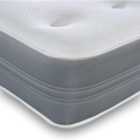 Starlight Beds Cool Tuft Comfort Memory Foam & Pinna-coil Innerspring Hand-tufted Premium Mattress With Grey Border - Small Double