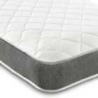 Cooltouch Essentials Hybrid Memory Foam & Pinna-coil Innerspring Value Mattress Grey 2FT6 Small Single