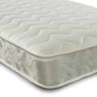 Starlight Beds Cooltouch Diamond Waves Premium Hybrid Memory Foam & Pinna-coil Innerspring Mattress White Border 3FT Single