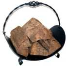 Inglenook Arched Fireplace Log Holder