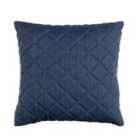 Norfolk Collection Titchwell Square Scatter Cushion - Dark Blue