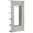Vidaxl Hallway Cabinets 2 Pcs Concrete Grey Engineered Wood