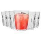 Provence Drinking Glasses - 200Ml Tumblers For Water, Juice - Pack Of 6