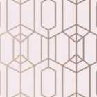 SUPERFRESCO EASY ALBANY GEO BLUSH PINK WALLPAPER