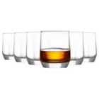 Diamond Whisky Glasses - 215Ml - Clear - Pack Of 6