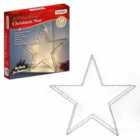 The Christmas Workshop Acrylic Bead Chain Xmas Metal Framme Light