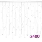 vidaXL LED Curtain Icicle Lights 10m 400 LED Colourful 8 Function