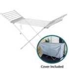 Igenix Winged Heated Airer - Silver (with Cover)