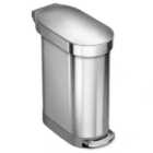 Simplehuman 45L Slim Bin, Brushed
