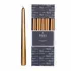 Price's Candles Venetian Dinner Candles Gold