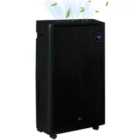 HOMCOM 16L/Day 5.5L Dehumidifier With Air Purifier, Uvc, Ioniser, Timer, Black