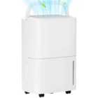 HOMCOM 20L/Day Dehumidifier With Continuous Drainage, 5L Water Tank, Timer