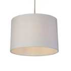 Lighting Collection White 30Cm Tc Cotton Drum Tc Liner