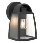 Lutec IP44 Kelsey Wall Light - Black