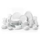 Waterside 60Pc White Coupe Dinner Set