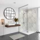 Wetwall Elite Milano Marble 2 Sided Shower Panel Kit - 900 x 900mm