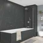Wetwall Elite Marbre Celeste 3 Sided Shower Panel Kit - 1200 x 900mm