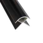 Wetwall Mermaid Black External Corner - 2420mm