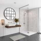 Wetwall Elite Mont Blanc Granit 2 Sided Shower Panel Kit - 900 x 900mm