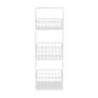 Maison By Premier Kirby Three Tier White Storage Caddy