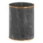 Maison By Premier Grey Marble Brass Tumbler