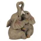 Something Different Elephant Embrace Elephant Couple Ornament