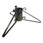 Garden Pride Standard Sparkle Christmas Tree Stand Black Sparkle 4" Diameter