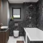 Wetwall Mermaid Marble Palazio 2 Sided Shower Panel Kit - 1200 x 900mm