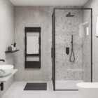 Wetwall Mermaid Linate Terrazzo 2 Sided Shower Panel Kit - 2420 x 900mm