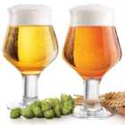 Final Touch Set Of 2 Craft Drinking Glasses 600Ml Clear