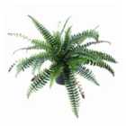 Artificial Foliage Plant Pot Boston Bushy 60Cm Plants