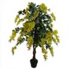 Artificial Wisteria Tree 120Cm Artificial Yellow Trunk