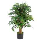 Artificial Ficus Tree Plant 90Cm Similax Tree Trunk