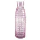 Glass Vase Tall Pink Square Glass Vase 49Cm Botanik