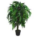 100Cm Tall Large Artificial Mango Tree Plant