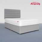 Airsprung Small Double Pocket 1000 Comfort Mattress With 2 Drawer Silver Divan