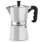 Vonshef 6 Cup Chrome Aluminium Espresso Coffee Machine