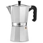 Vonshef 12 Cup Chrome Aluminium Espresso Coffee Machine