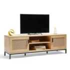 Spinningfield Lena Rattan Large Tv Unit