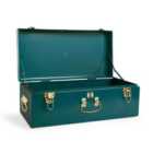 Beautify Teal Metal Storage Trunk