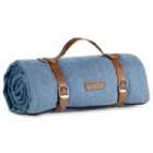 Vonshef Blue Waterproof Picnic Blanket