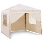 Vonhaus Ivory Pop-Up Gazebo Set 2.5x2.5m
