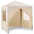 Vonhaus Ivory Pop-Up Gazebo Set 2x2m