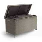 Vonhaus Rattan Look Outdoor Cushion Storage Box