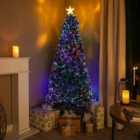 Fibre Optic Red Berry Christmas Tree 6Ft